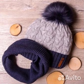 Коиплект зимний шапка и шарф