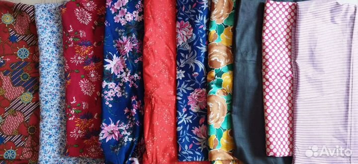 Ткани СССР хлопок, лен, костюмная,рогожка, саржа