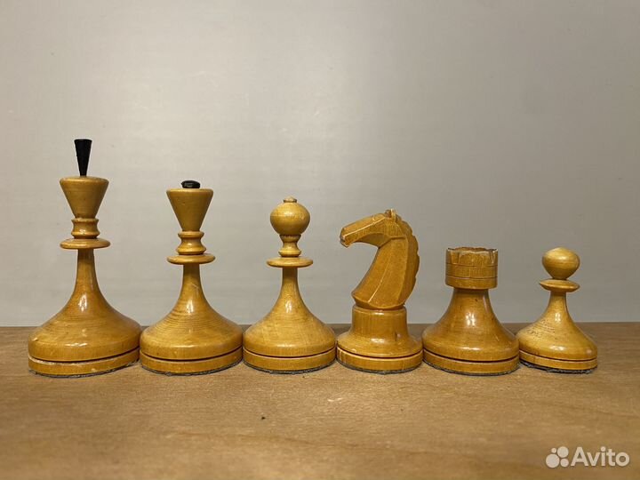 Шахматы деревянные, 1964 г., ранние Валдайские