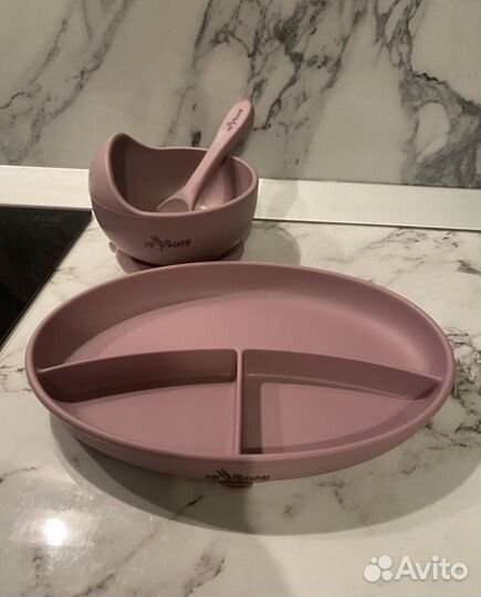 Посуда на присоске детская Miyoumi