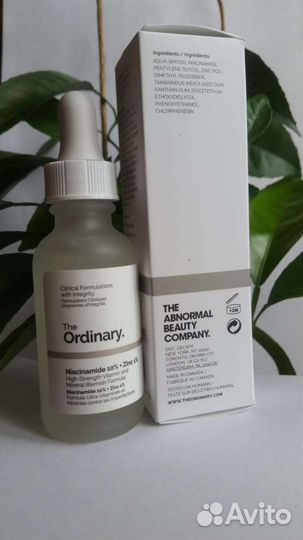 The Ordinary сыворотка для лица Ниацинамид10+Цинк1