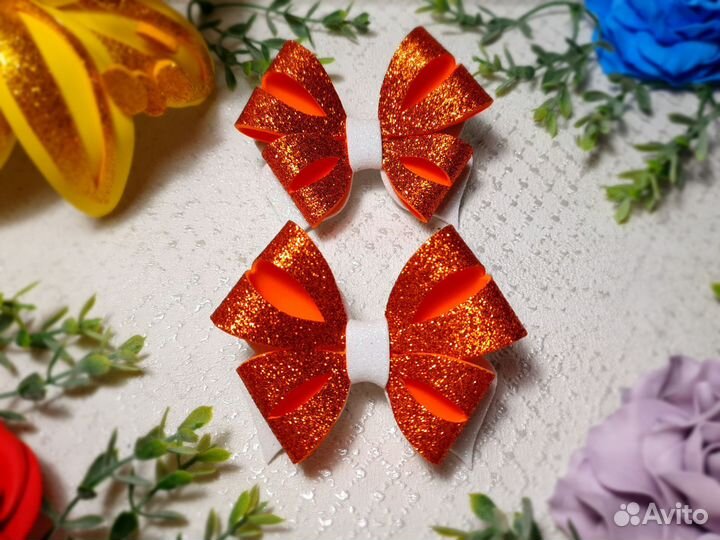 Бабочки для волос