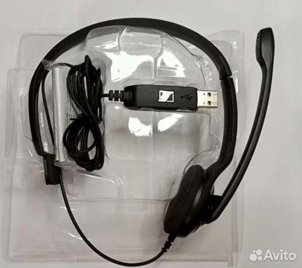 Sennheiser PC 7 USB гарнитура наушник с микрофоном