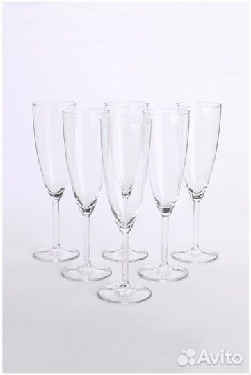 Бокалы для шампанского вина мартини