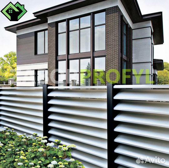 Забор жалюзи под ключ от производителя