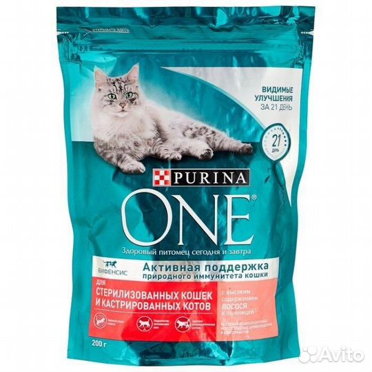 Purina ONE для кошек 200 гр