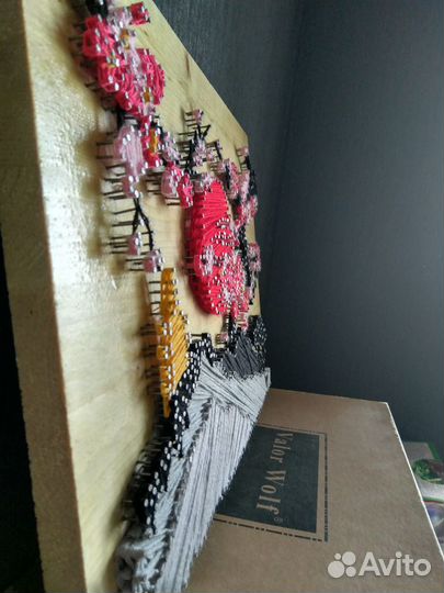 Картина Япония стринг арт А3