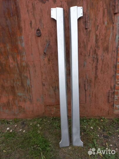 Защитные декоративные пороги Форд Фокус 2