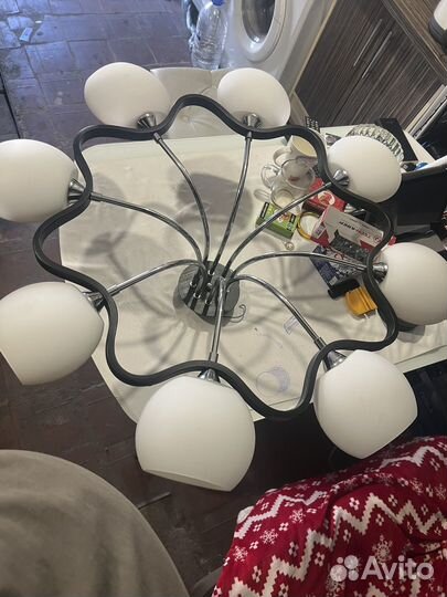 Люстра потолочная бу