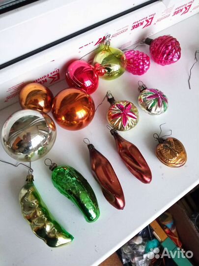 Елочные игрушки СССР