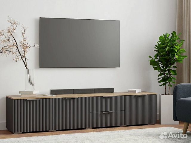 Тумба под тв с фрезеровкой комод IKEA мебель Икеа