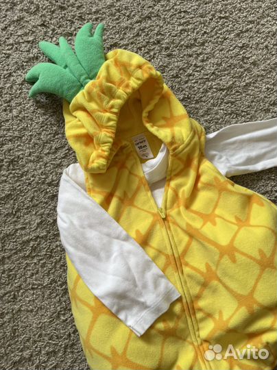 Карнавальный костюм 18m(86) зеленый Carter’s новый