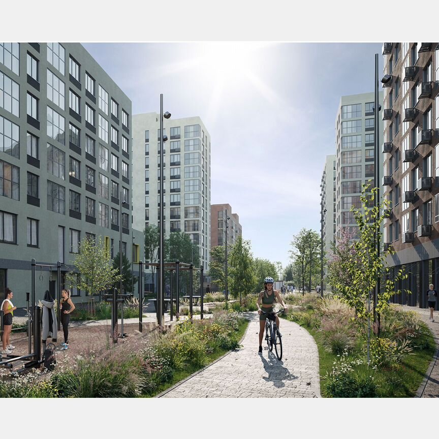 1-к. квартира, 39 м², 3/12 эт.