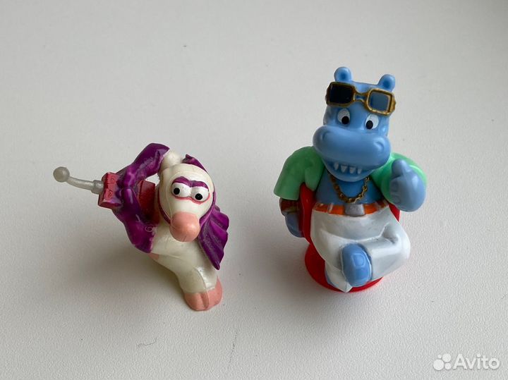 Игрушки из киндера 90х бегемот крот