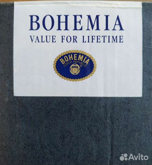 Бокалы для шампанского, хрусталь, богемия