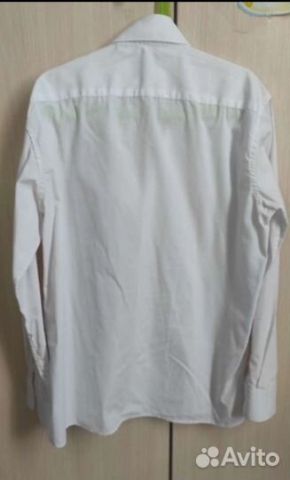 Рубашка белая для мальчика 146