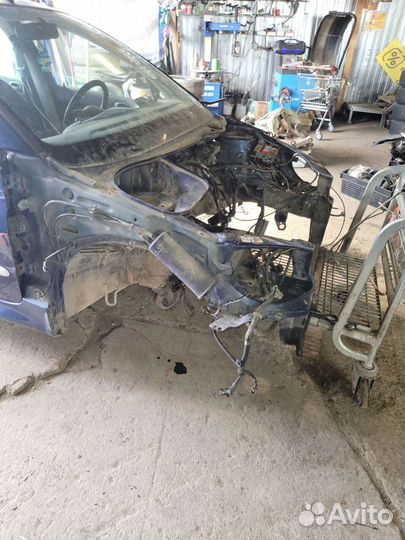 Передние лонжероны на Пежо 206