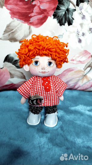 Текстильная кукла ручной работы