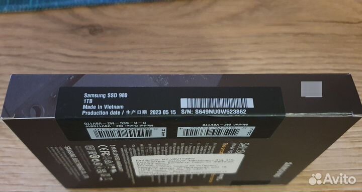 SSD Samsung 980 1тб