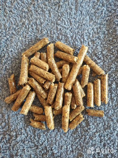 Пеллеты древесные, серые 6мм