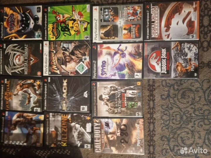 Игровые диски на ps2