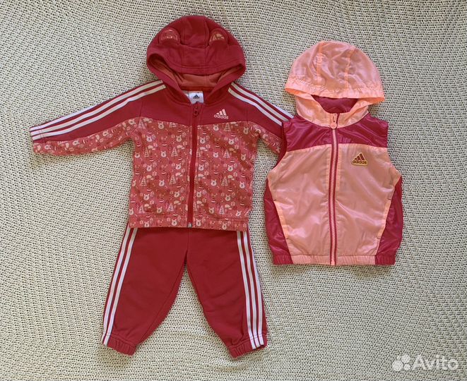 Спортивный костюм и жилетка Adidas 80