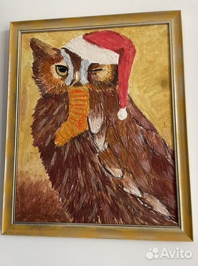 Картина сова