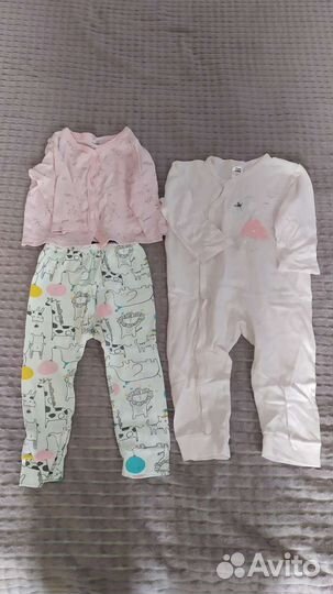 Вещи пакетом на девочку р 56-80