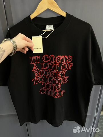 Футболка vetements оверсайз (новая коллекция) купить в Москве | Личные ...