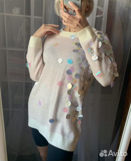 Свитер женский оверсайз