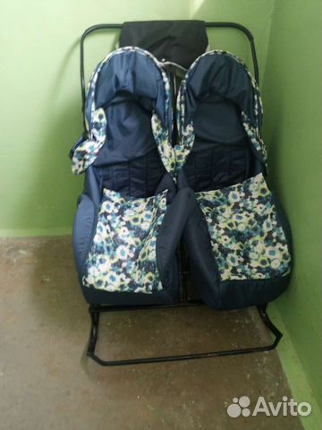 Детские санки коляска