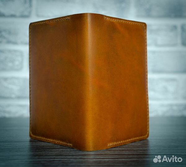 Портмоне для документов из кожи Crazy Horse