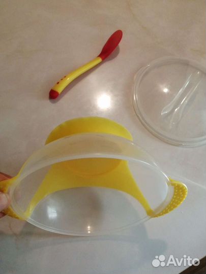 Тарелка с ложкой