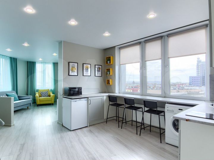 Квартира-студия, 45 м², 4/25 эт.