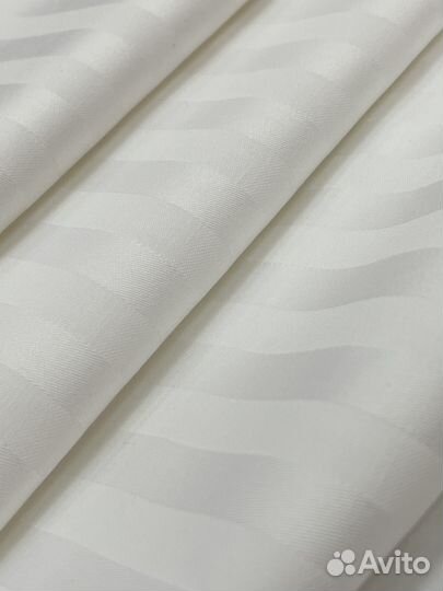 Ткань страйп сатин на отрез