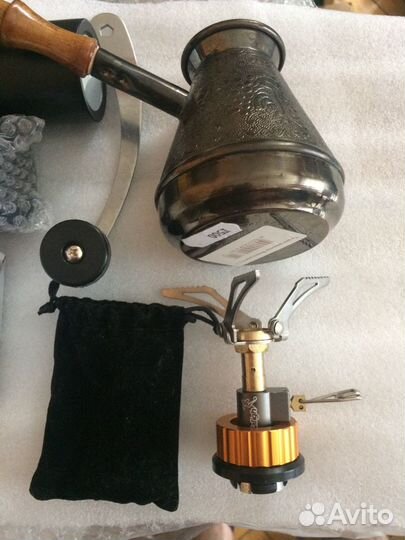 Чёрный набор для кофе