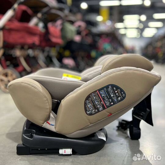 Детское автокресло от 0 до 36 с isofix (Кремовый)