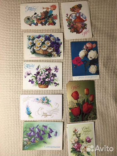 Открытки СССР чистые