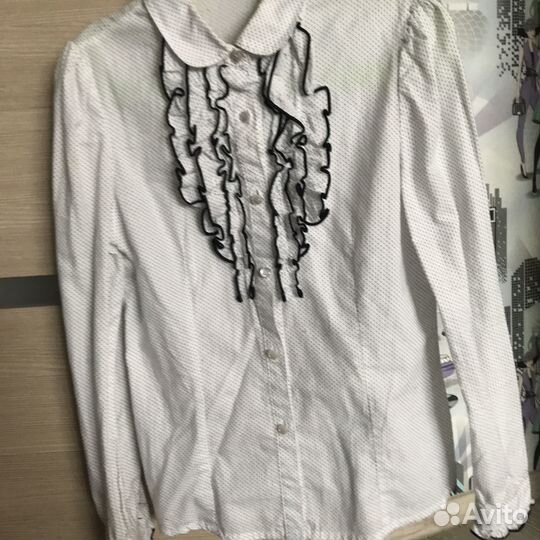 Блузка школьная р140-146