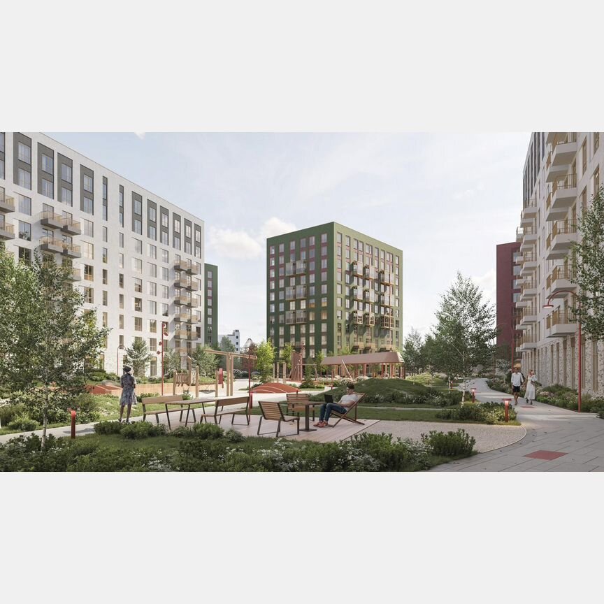 2-к. квартира, 66,4 м², 3/9 эт.