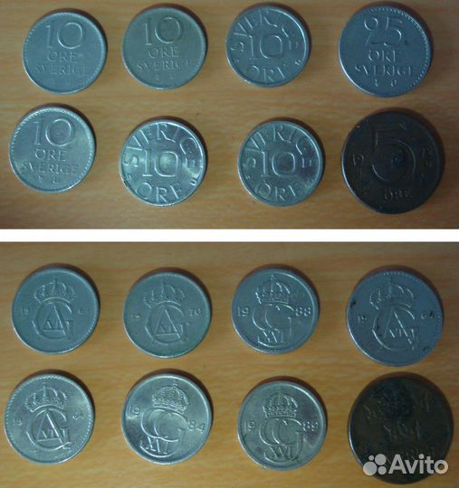 Монеты Швеции