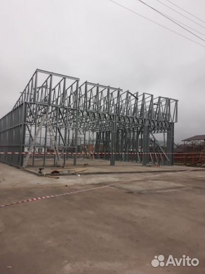 Быстровозводимый ангар лстк под ключ