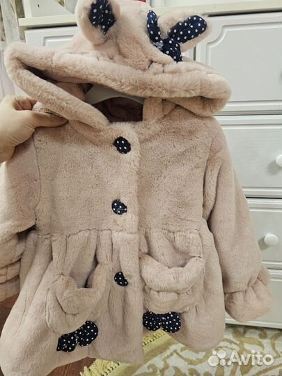 Шубка для девочки 104