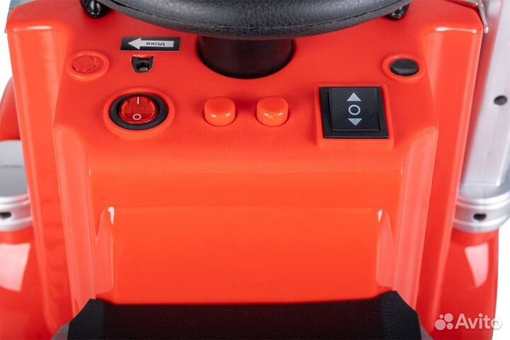 Тягач грузовик электромобиль красный новый