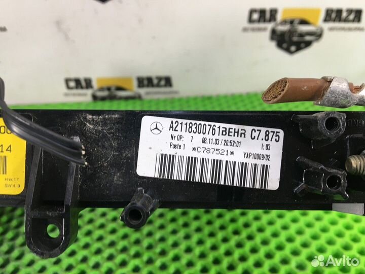 Радиатор отопителя (печки) электрический