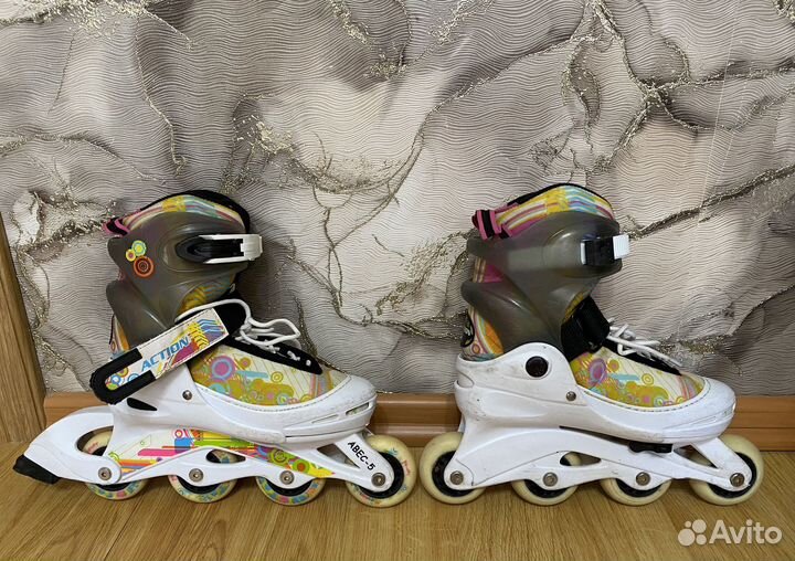 Ролики роликовые коньки раздвижные 34-37