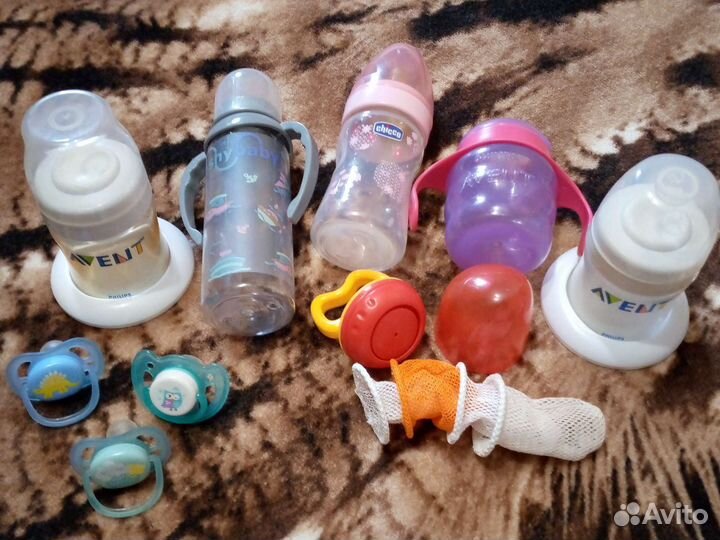 Бутылочки, ниблер, пустышки