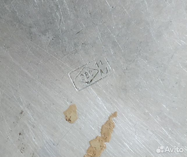 Банка с крышкой, пищевой алюминий. СССР