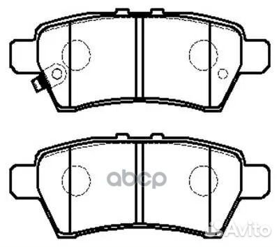 Колодки тормозные дисковые nissan: Frontier, Xt