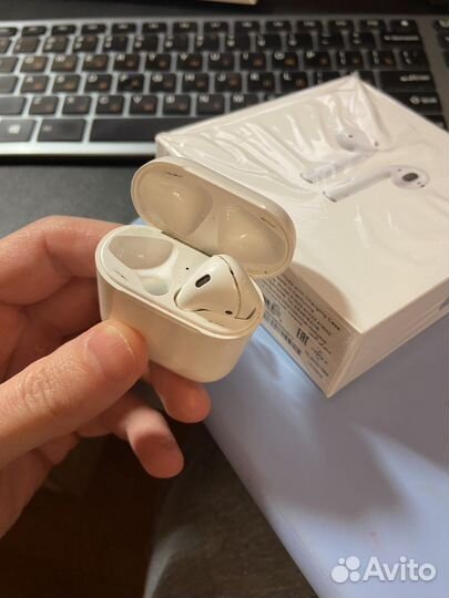 Airpods кейс + правый наушник + чехол